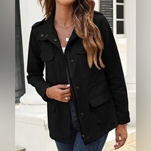 Black utility jacket